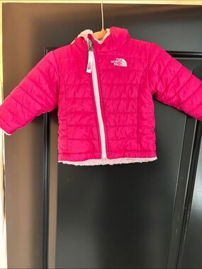 The North Face Hot Pink Quilted Infant Jacket (no tags)